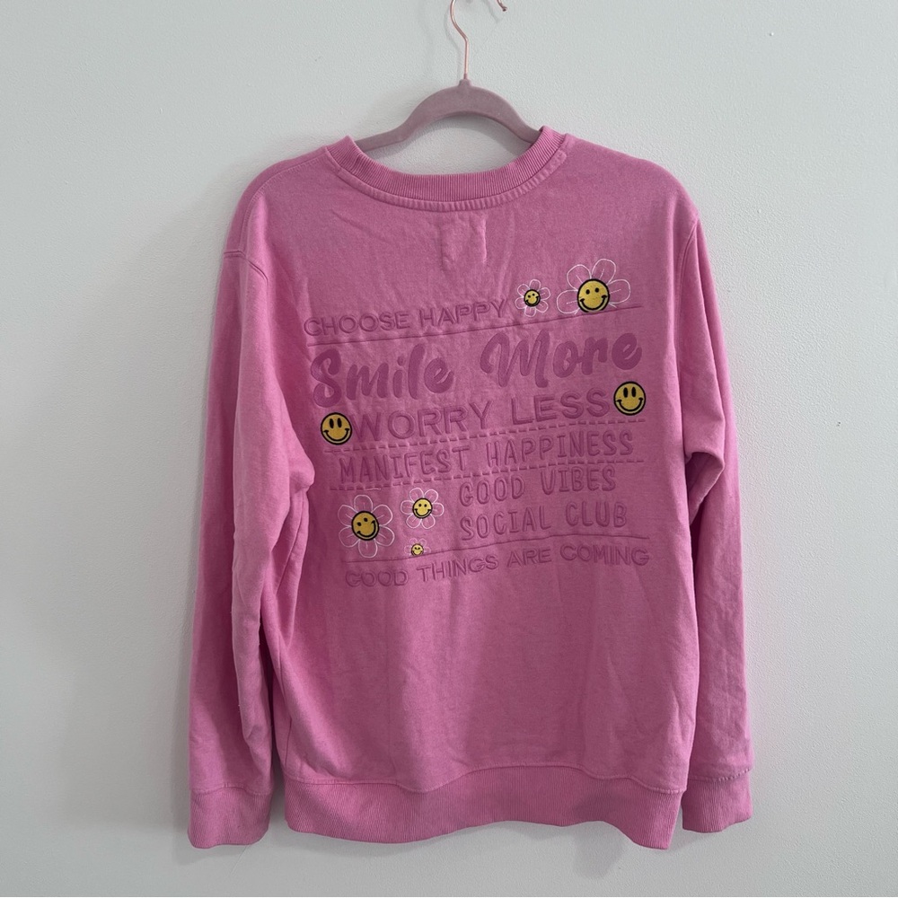 Pink Positivity Crewneck Sweatshirt